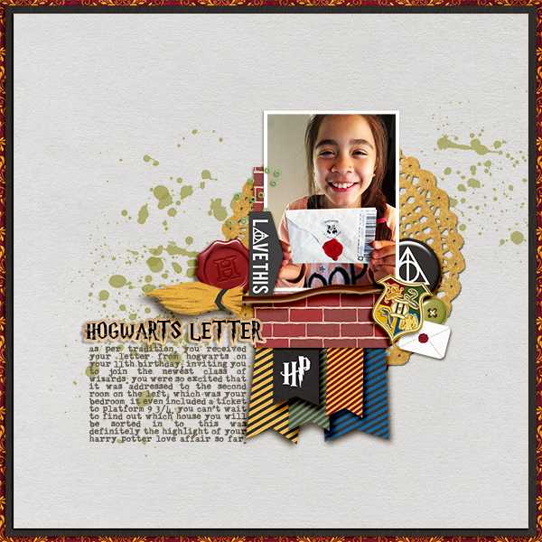 Payton's Hogwarts Letter