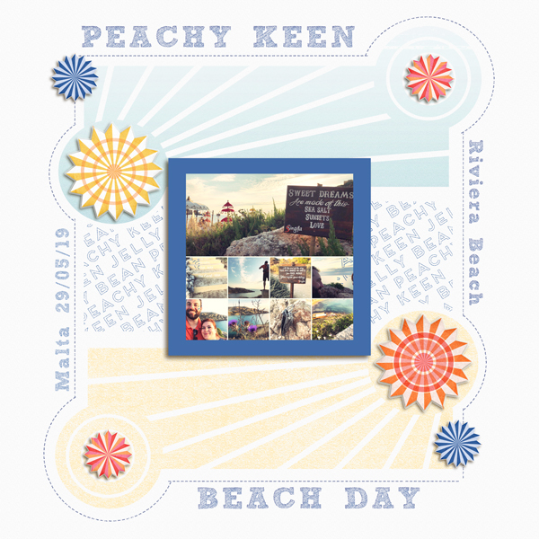 Peachy Keen Beach Day