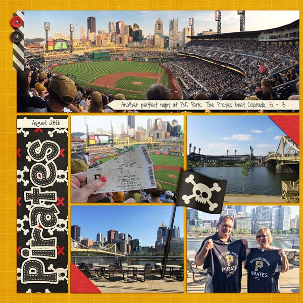 Pirates Baseball Game, left side