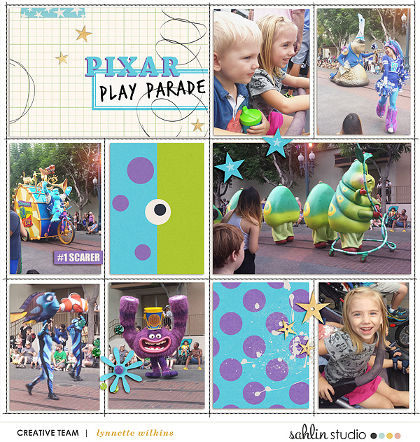 pixar parade, left side