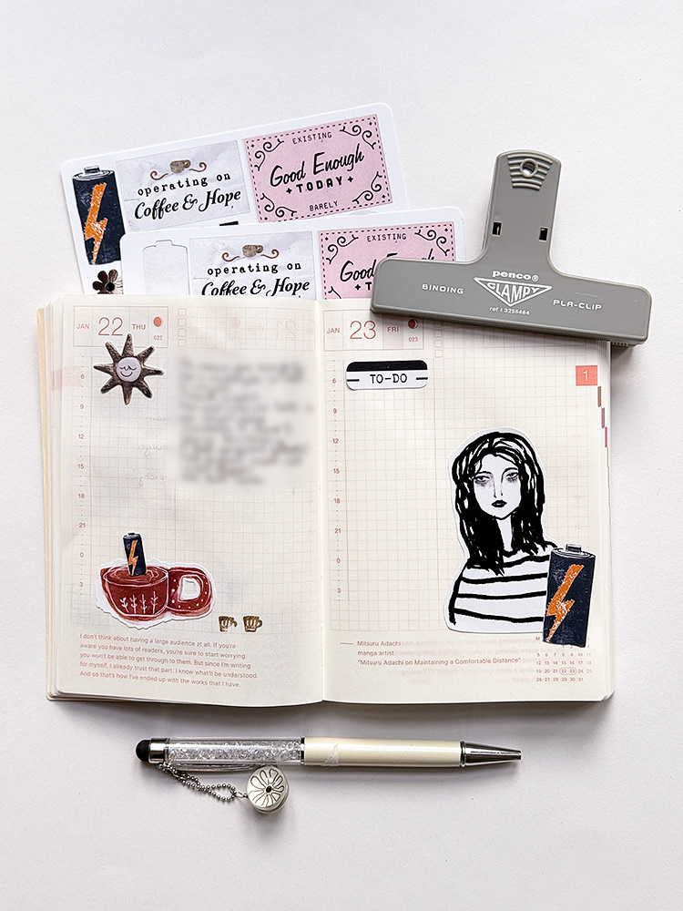 Planner spread LBC (hybrid)