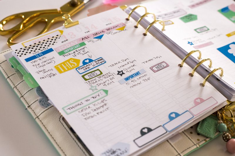 planner spread