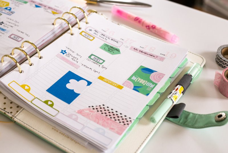 planner spread