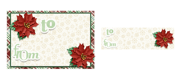 Ponsettia Gift-Tag