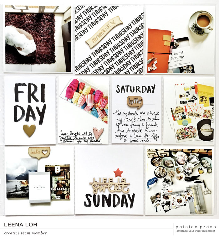 Project Life 2015 Week 31 (RHS) | Days