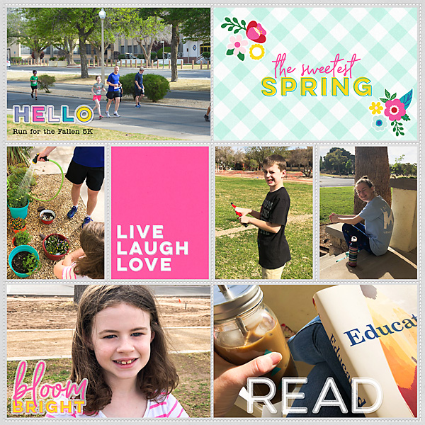 Project Life 2018 Week 14 (right)
