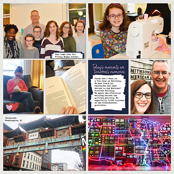 Project Life 2020 Week 1 - right