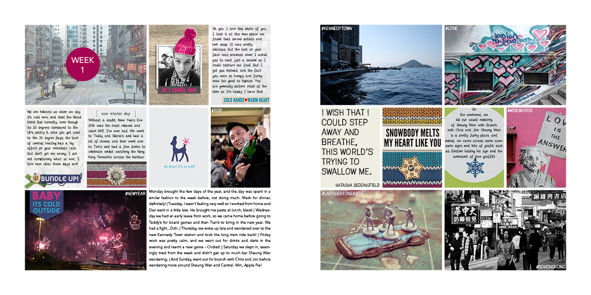 Project Life - Week 1 - 2015