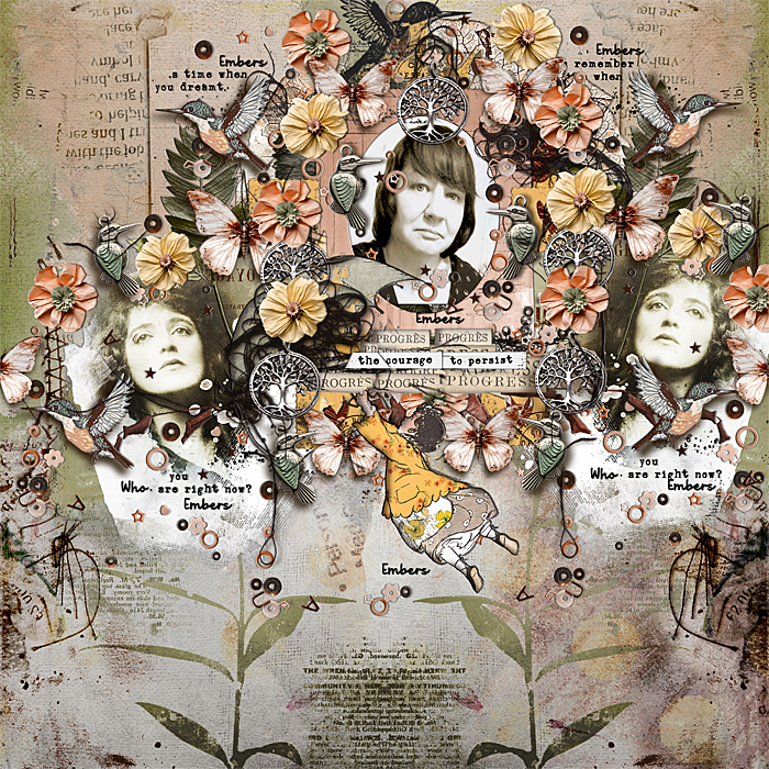 Rachel Jefferies-August 2023-Mixed Media Challenge-Embers