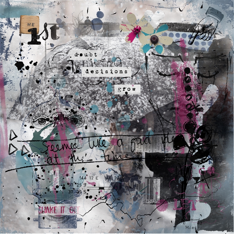 Rachel Jefferies-January 2019-Mixed Media Challenge-Collage-Strength In Growth