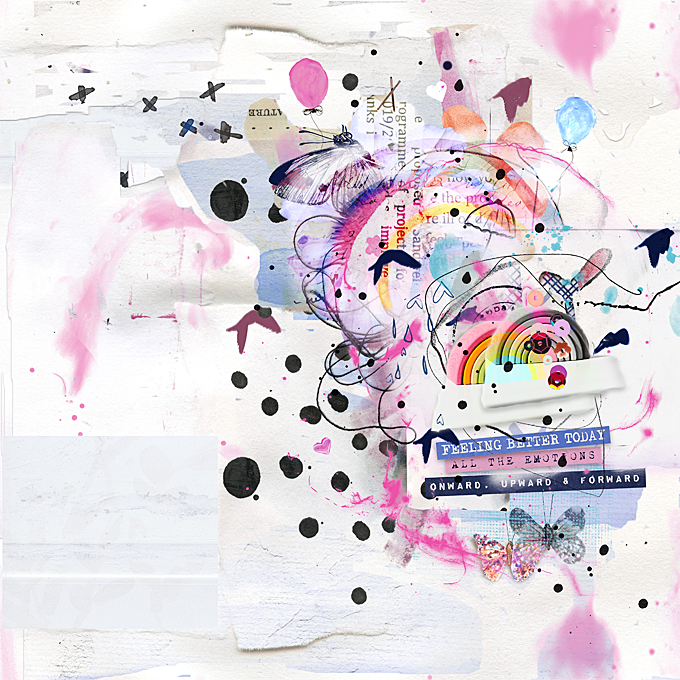 Rachel Jefferies-May-Mixed Media Challenge-Mood Board-Rainbows Of Texture