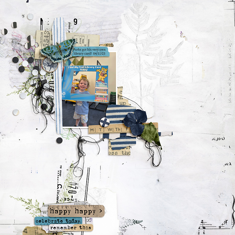 Rachel Jefferies | Mixed Media Challenge April 2023 | Happy Happy