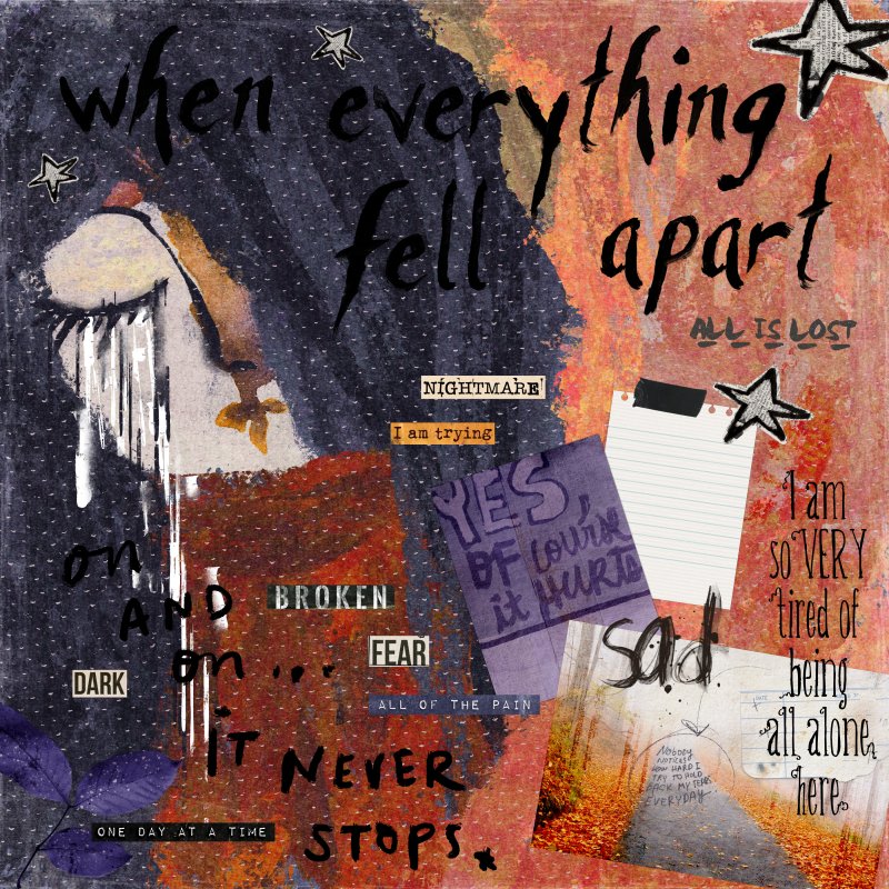 Random challenge October 2021 When Everything Fell Apart