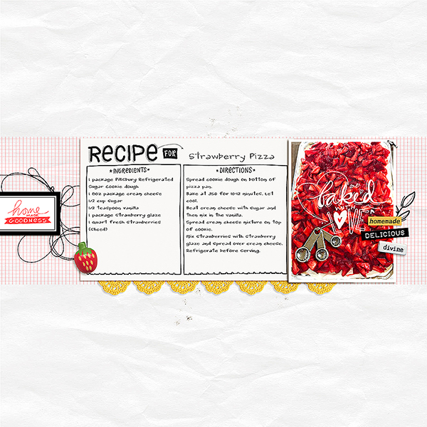 Recipe: Strawberry Pizza