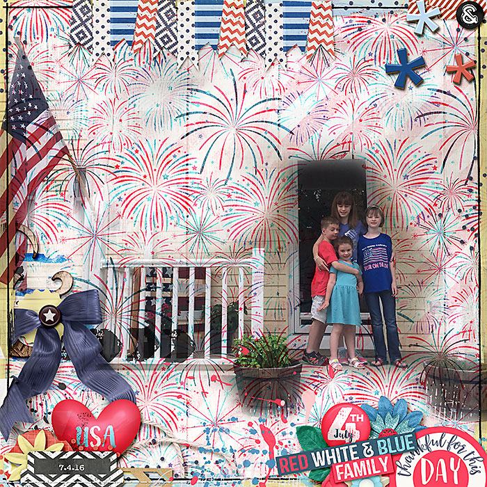 Red, White and Blue Family
