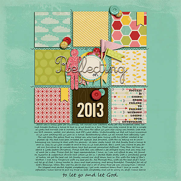 reflecting on 2013