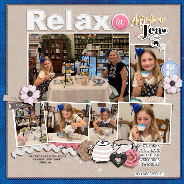 relax at afternoon tea