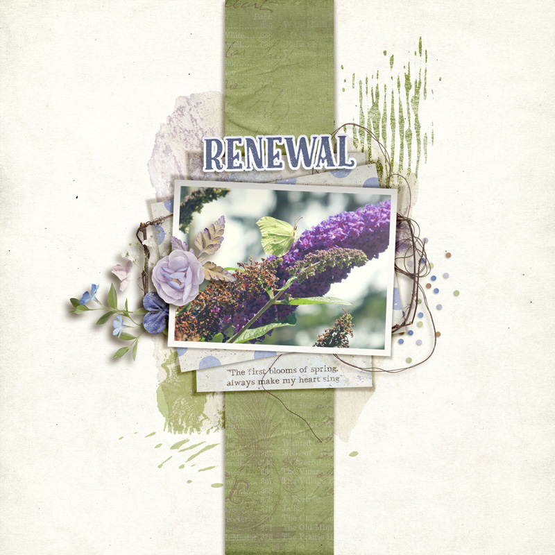 Renewal In Spring [Day 28: Blind Scrap]