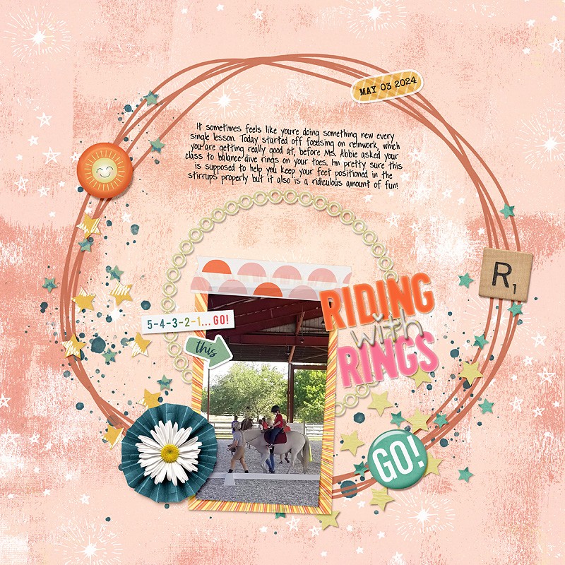 riding with rings