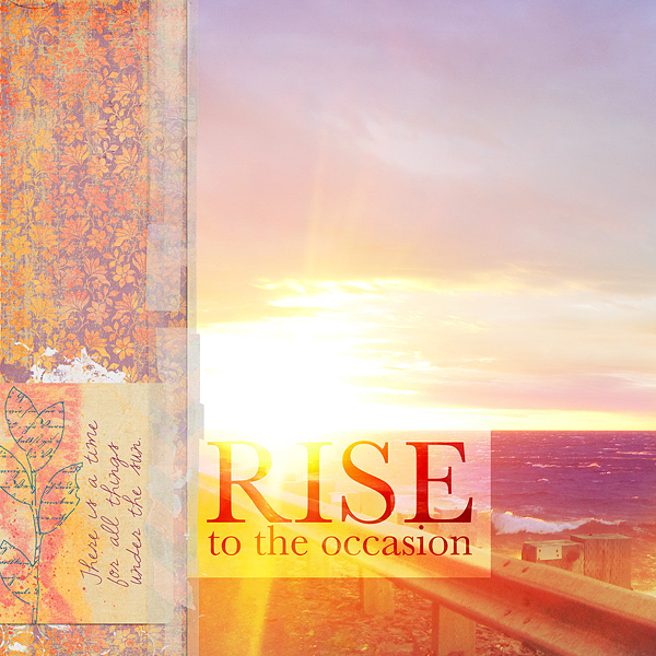 Rise to the Occasion