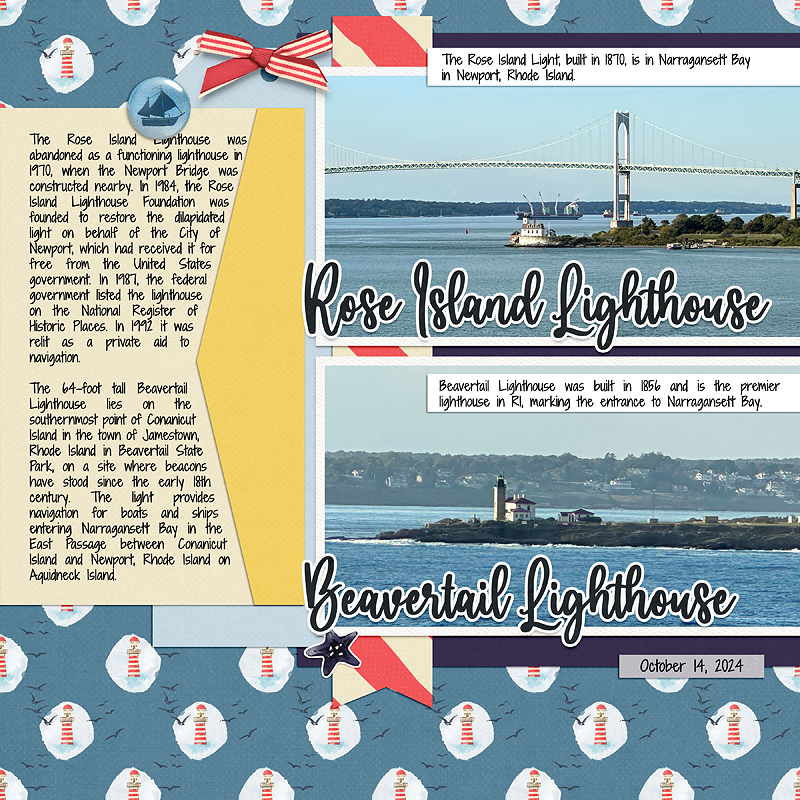 Rose Island and Beavertail Lighthouses