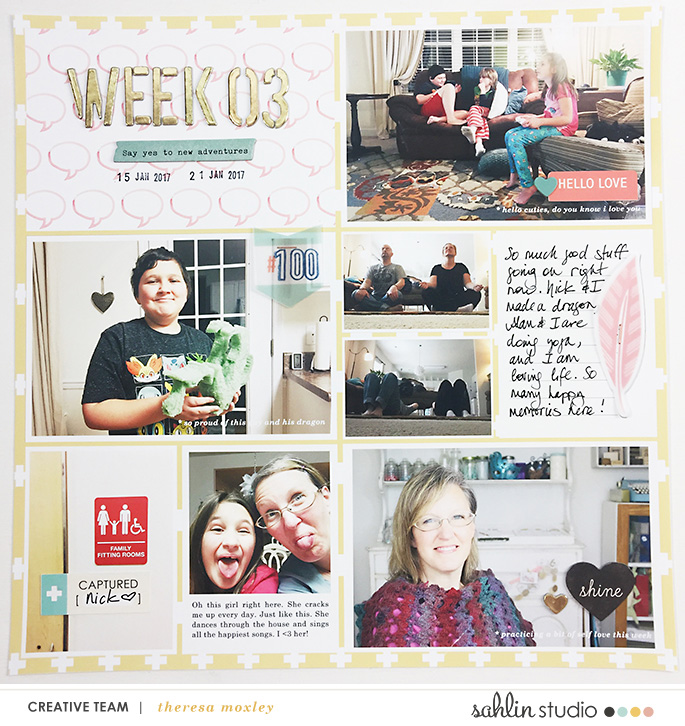 Sahlin Studio Creative Team Project Life 2017 Week 03