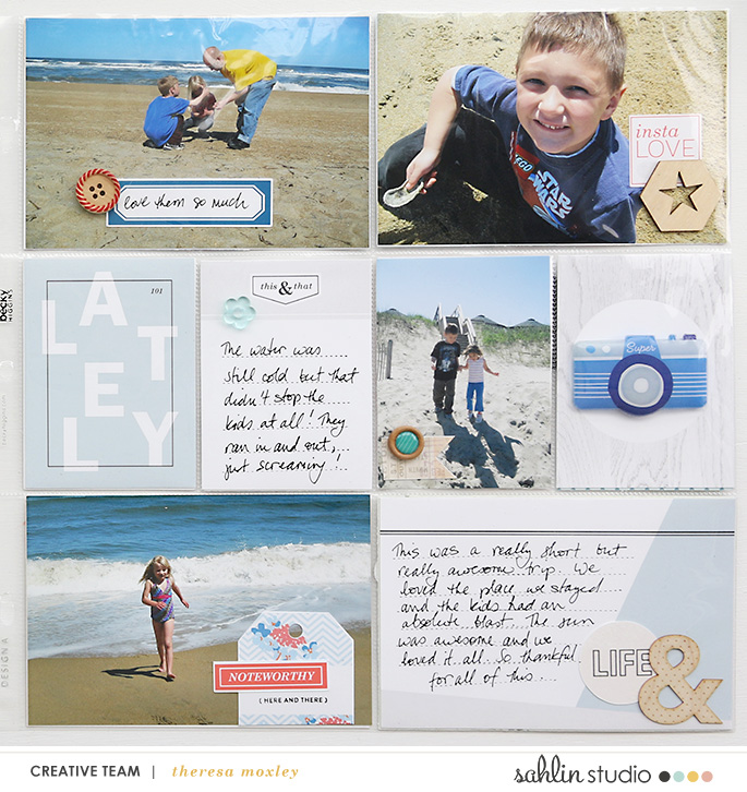 Sahlin Studio CT Theresa Moxley | 2012 Project Life Easter Weekend Right Side