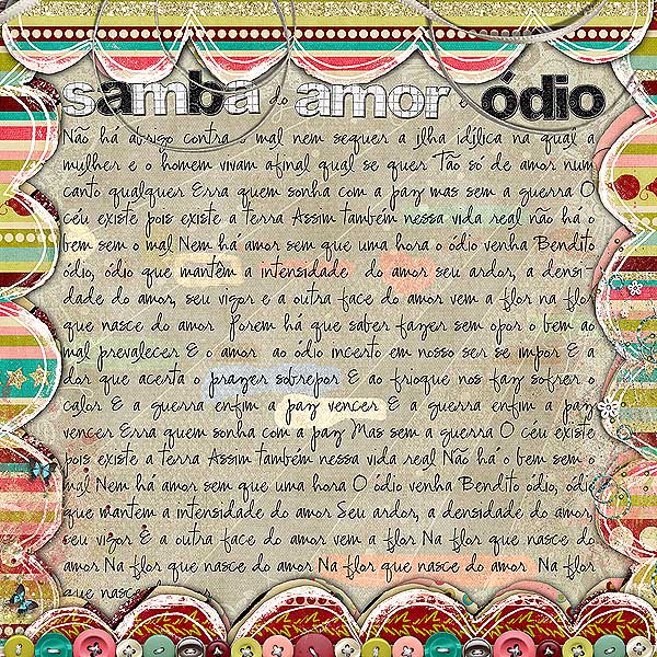 Samba do amor e ódio