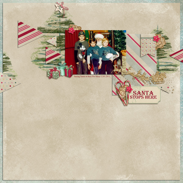 Santa stops here