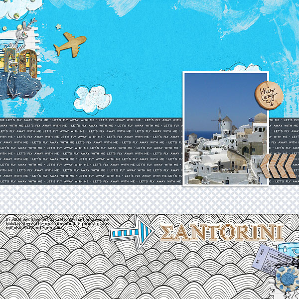 Santorini  - Filled Template