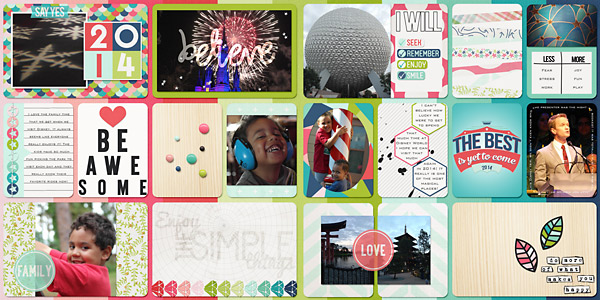 Say Yes to 2014 (double page)