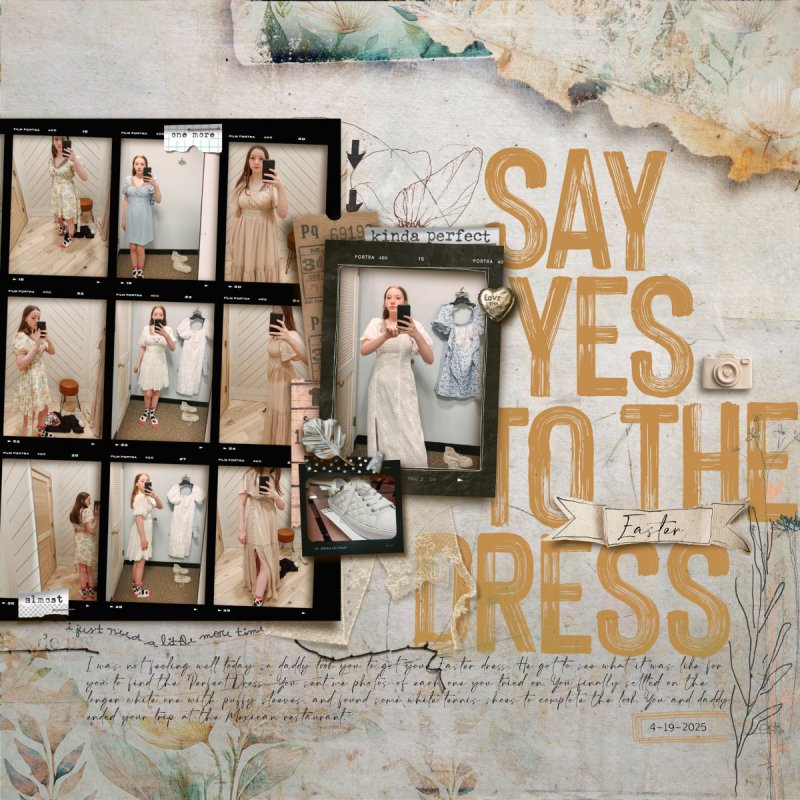 Say yes to the “Easter” dress