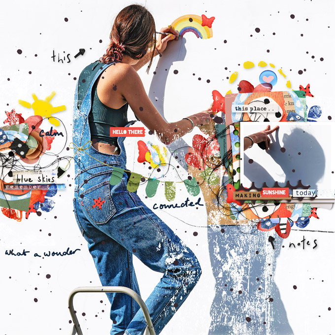 Scraplift Challenge-June-Pollywog:MrsPeel-Calm,Connected,Creative