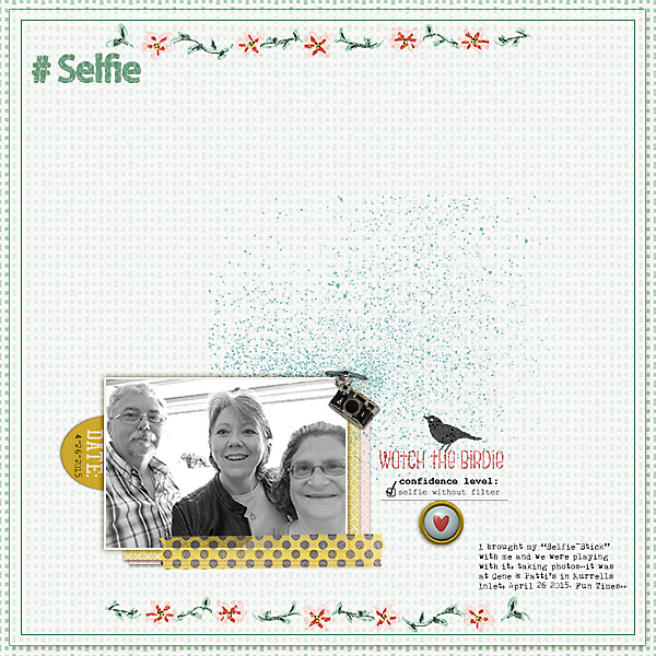 #Selfie (March'17  Scraplift Challenge)