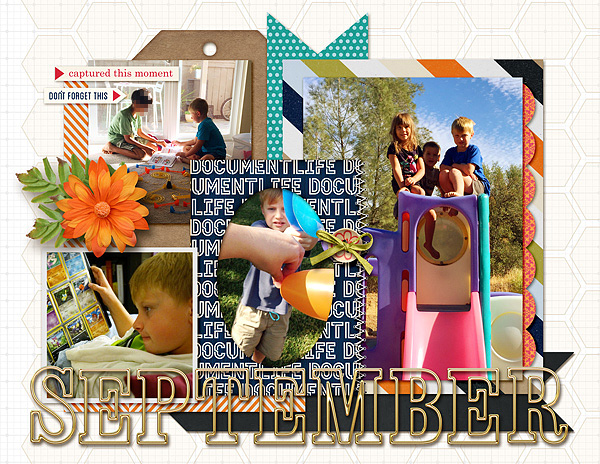September Calendar Topper