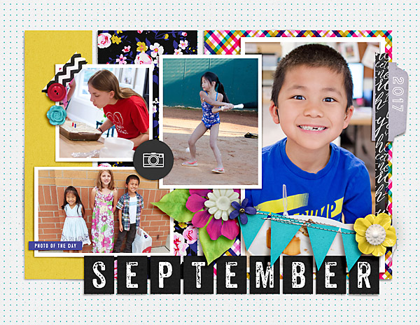 September Calendar Topper