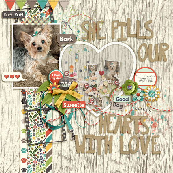 She Fills Our Hearts With Love [MOC10 January 13: Create A Shaker Box]
