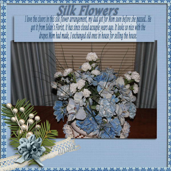 silk flowers