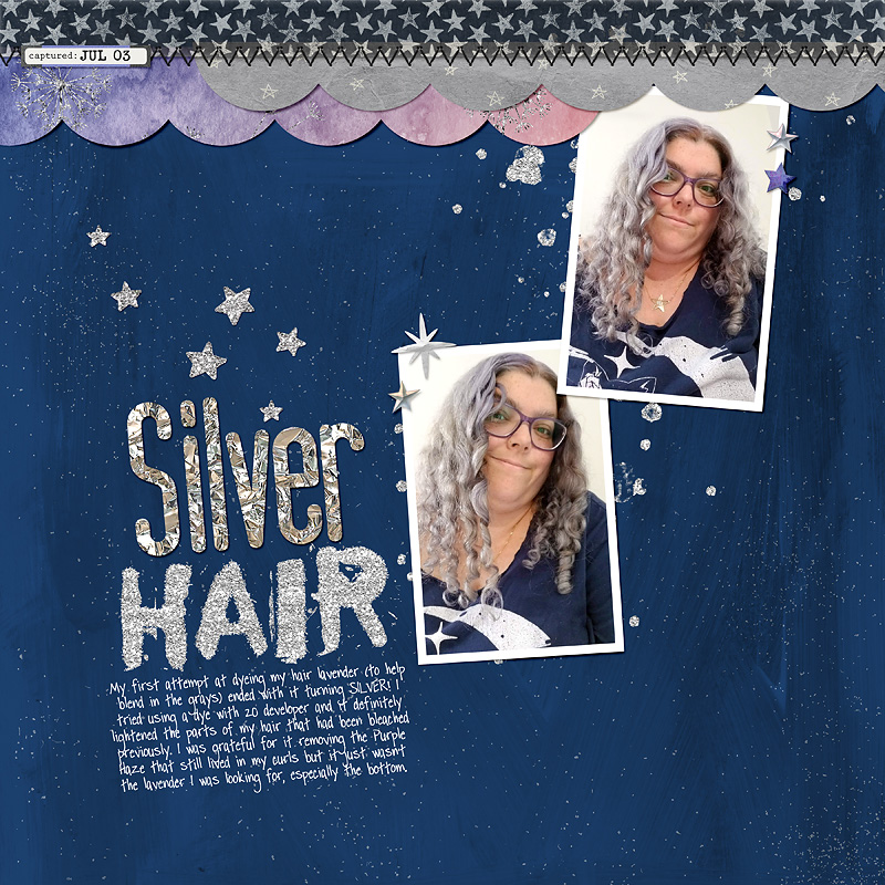 silver hair