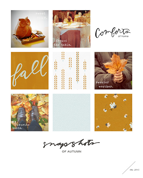 Snapshots of autumn