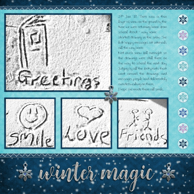 Snow Drawing