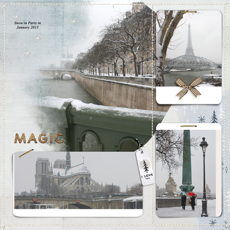 Snow in Paris