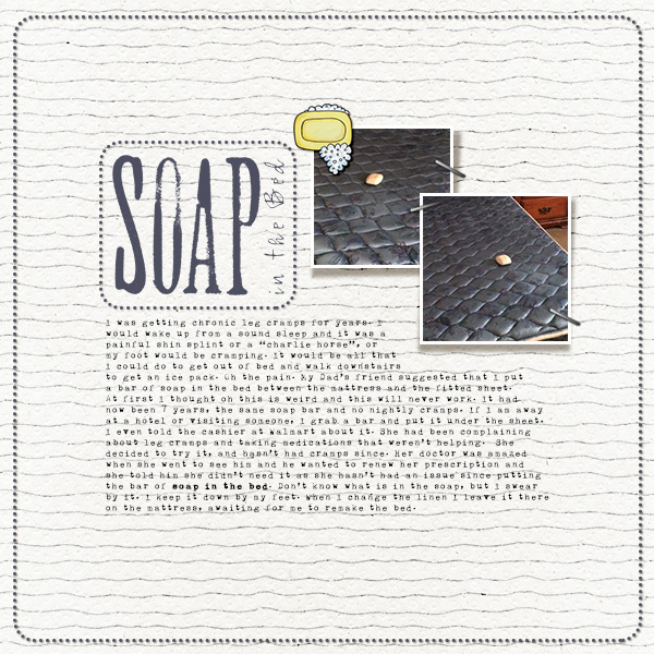 Soap (in the bed) - Dec Photography Challenge