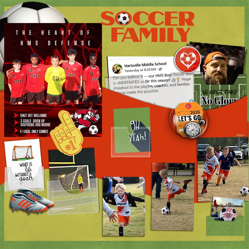 Soccer Family      Style- Pocket