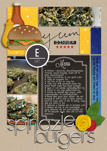 Spinach Burgers recipe