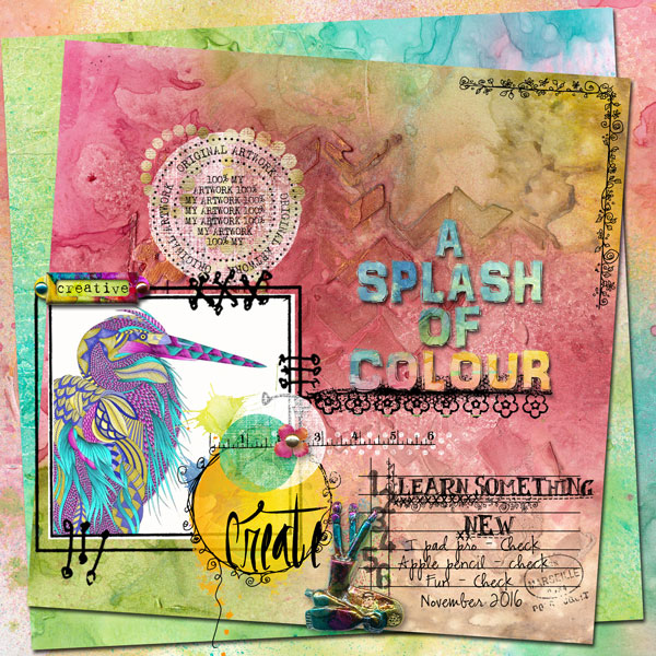 Splash of colour