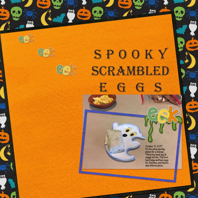 Spooky Scrambled Eggs