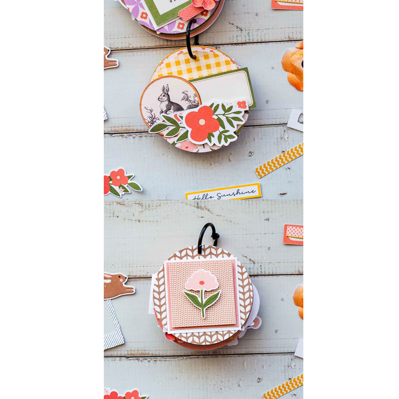 Spring Blooms Mini Flip Album (hybrid)