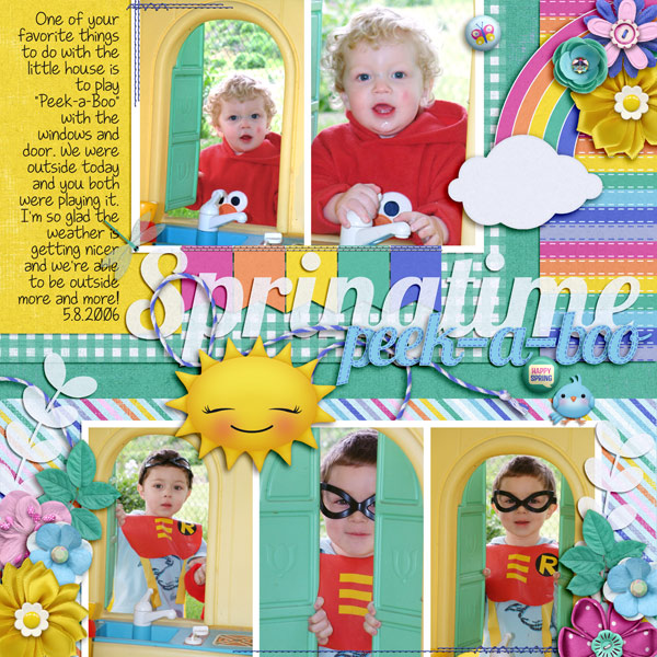 Springtime Peek-a-Boo