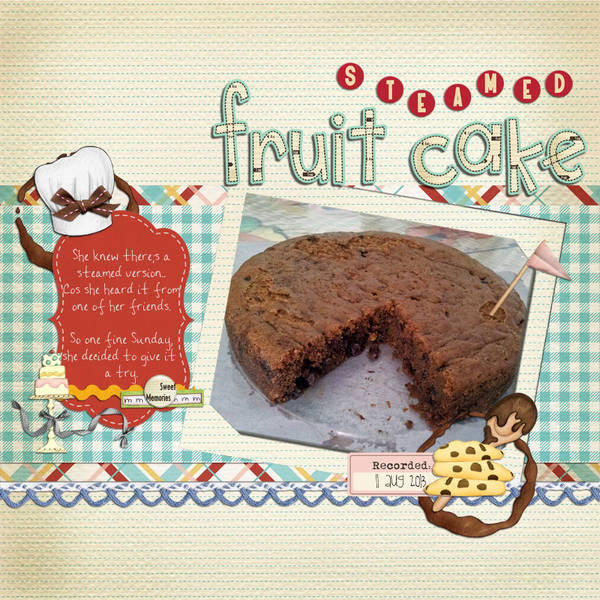 Steamed Fruit Cake